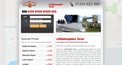 Desktop Screenshot of littlehampton-taxi.co.uk